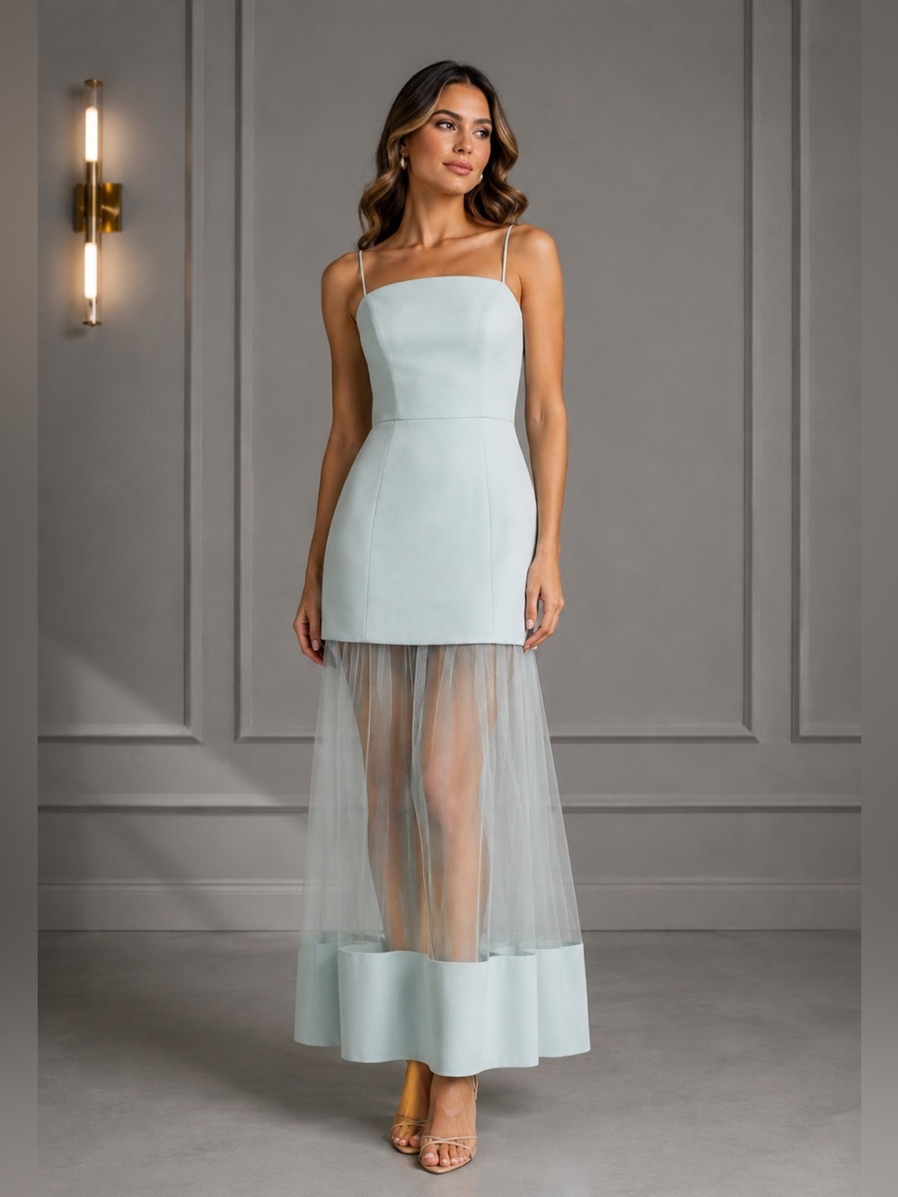 Elliatt Marcella Strapless M Maxi Dress